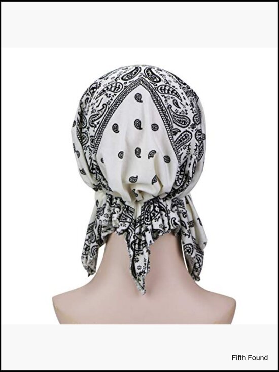 Pre-Tied Chemo Head Scarf 3 Pack Beanie Skull Cover Cap for Women